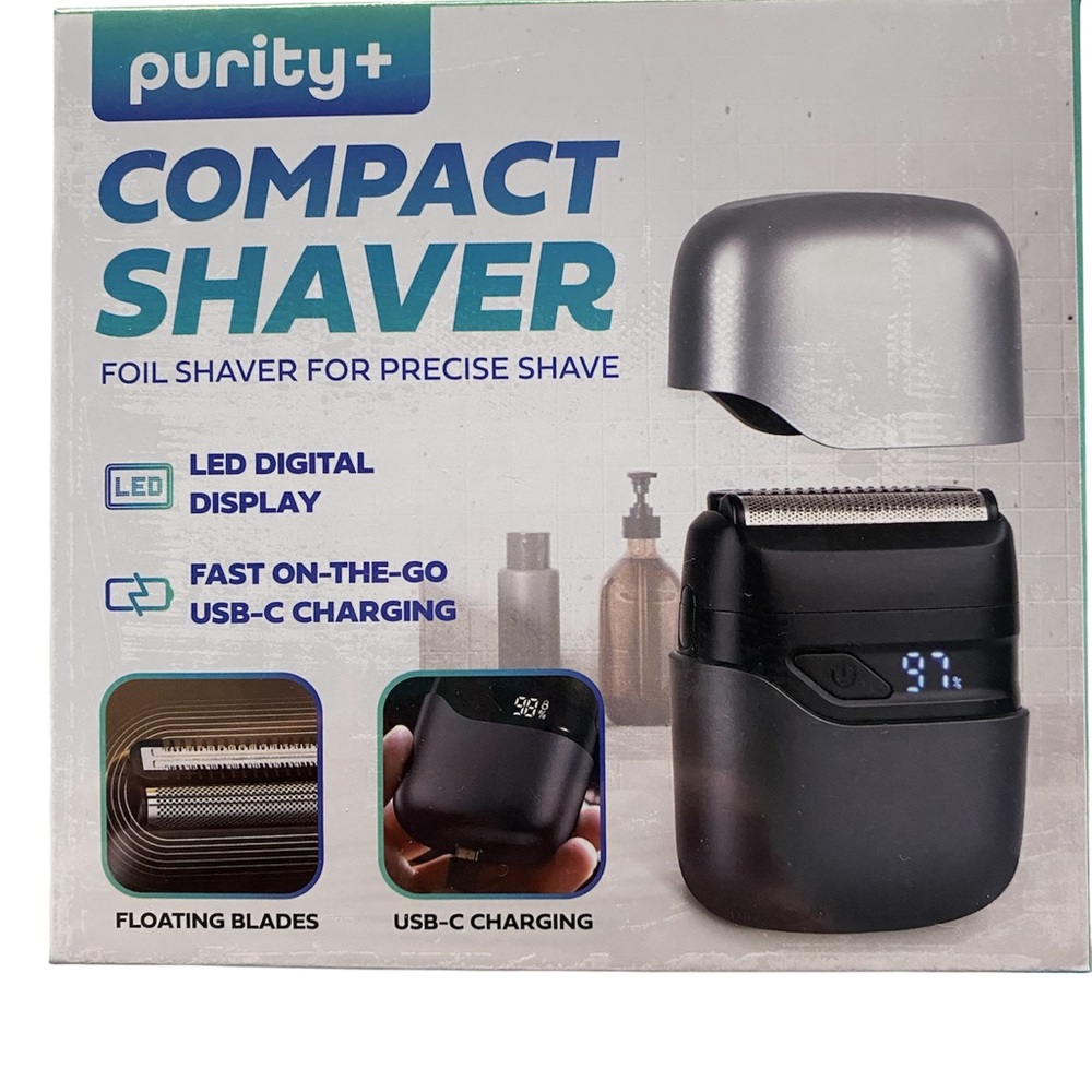 Compact Shaver - Black - Men Grooming